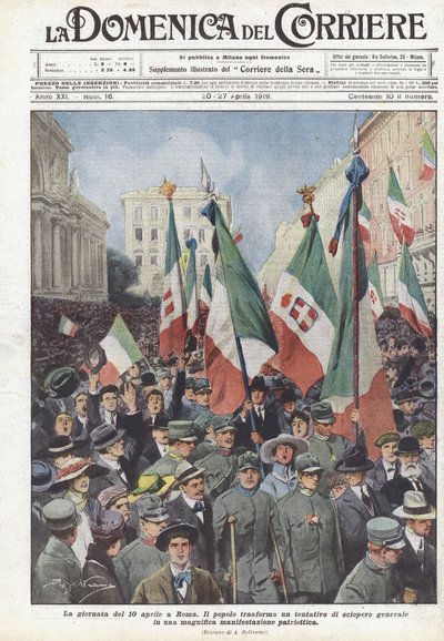 La journée du 10 avril à Rome - Achille Beltrame