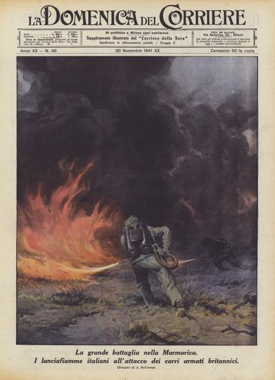 La grande bataille de la Marmarique - Achille Beltrame
