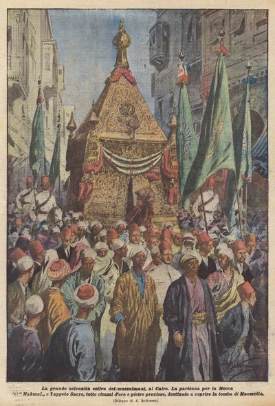 La grande solennité estivale des musulmans, au Caire - Achille Beltrame