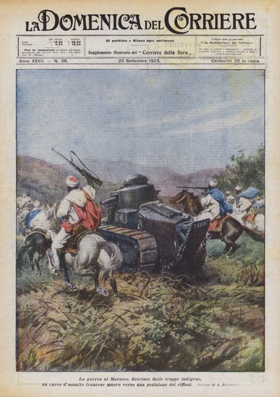 La guerre au Maroc - Achille Beltrame