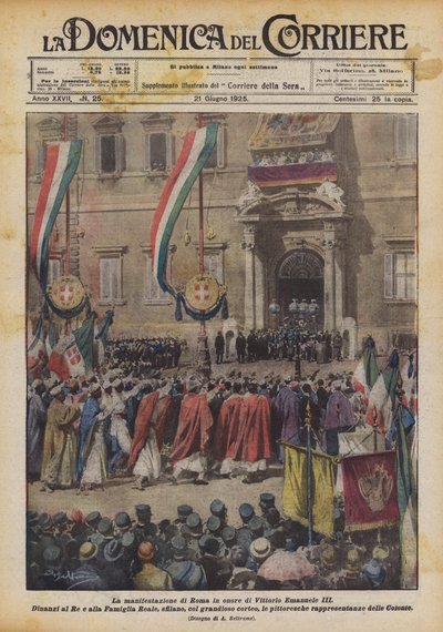 La manifestation de Rome en l