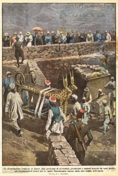 La merveilleuse découverte de Louxor - Achille Beltrame