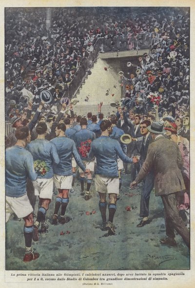 La première victoire italienne aux Jeux Olympiques - Achille Beltrame