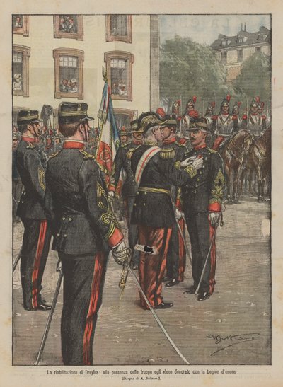 La réhabilitation de Dreyfus, décoré de la Légion d