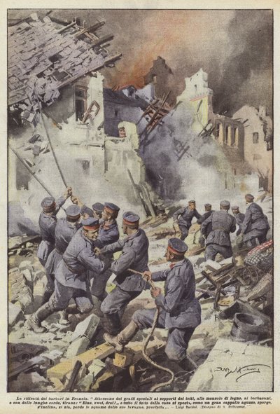 La retraite des barbares en France - Achille Beltrame