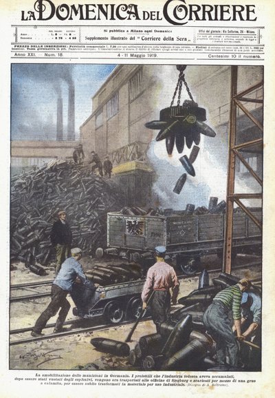 La démobilisation des munitions en Allemagne - Achille Beltrame