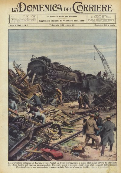 La terrible catastrophe de Lagny, près de Paris - Achille Beltrame