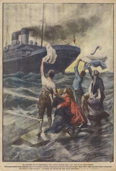 La tragédie de six Américains, à la dérive dans l