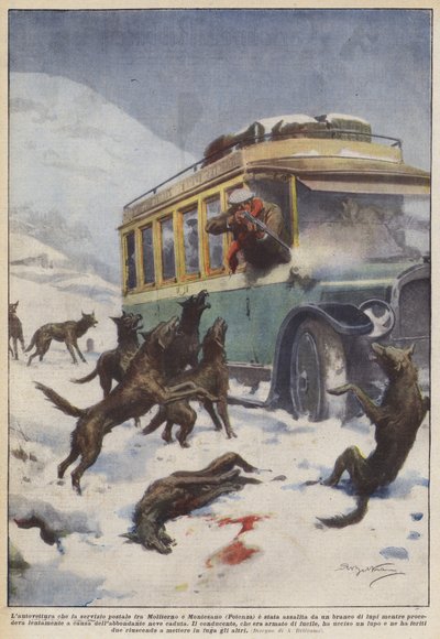La voiture postale entre Moliterno et Montesano (Potenza) a été attaquée - Achille Beltrame