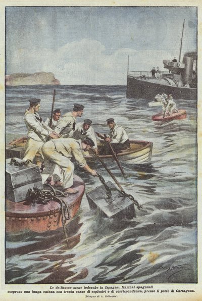 Les manœuvres criminelles allemandes en Espagne - Achille Beltrame
