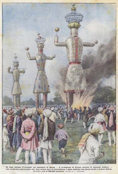 Les fêtes curieuses - Achille Beltrame