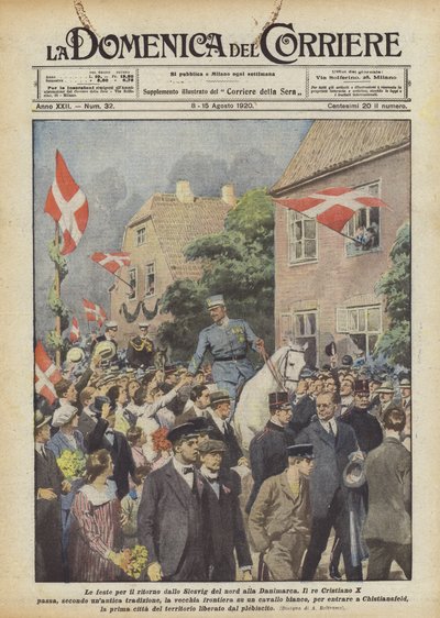 Les fêtes pour le retour du nord du Schleswig au Danemark - Achille Beltrame