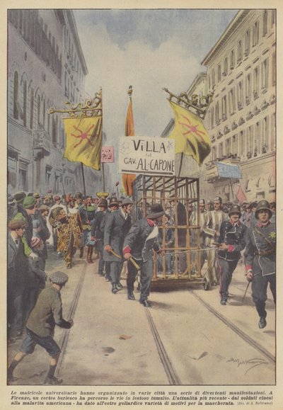 Les étudiants de première année ont organisé dans plusieurs villes une série de manifestations amusantes - Achille Beltrame