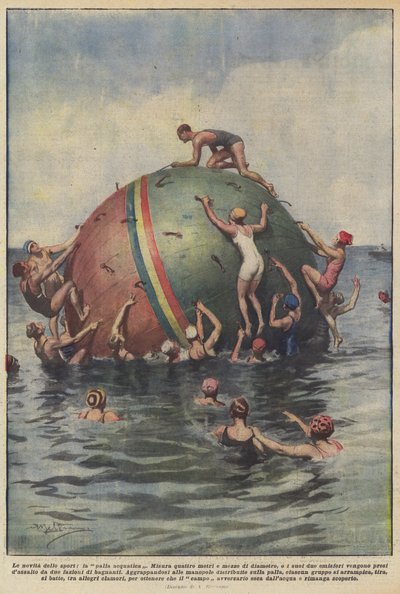 Les nouveautés du sport, le water-polo - Achille Beltrame