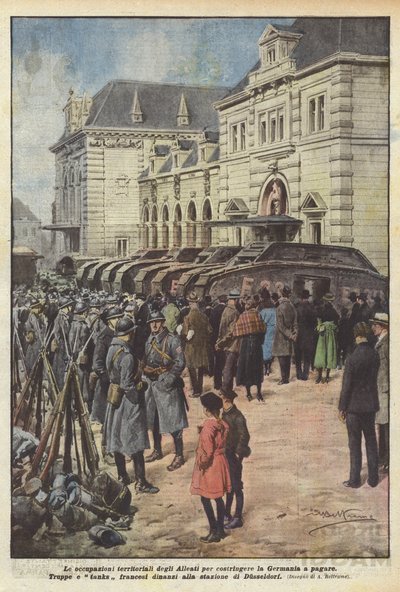Les occupations territoriales des Alliés pour contraindre l