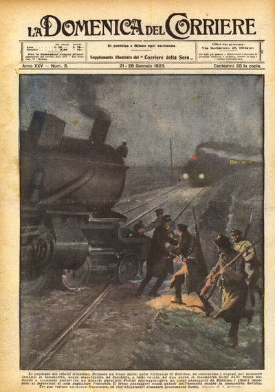 Les prouesses des rebelles irlandais - Achille Beltrame