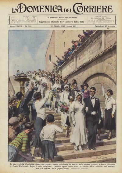 Les fêtes de la nubilité - Achille Beltrame