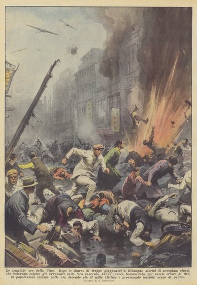 Les heures tragiques de la Chine - Achille Beltrame