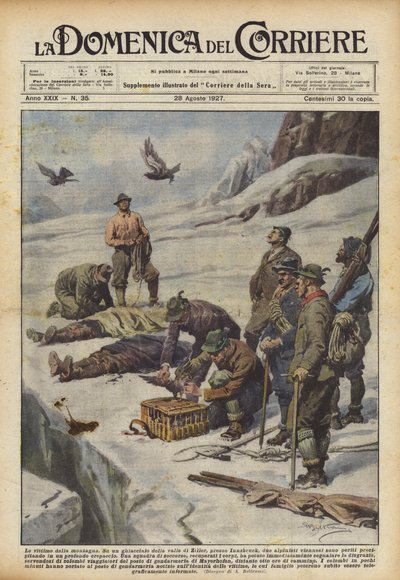 Les victimes de la montagne - Achille Beltrame