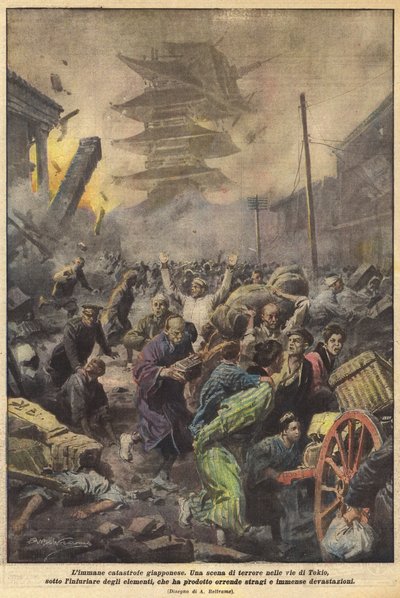 La catastrophe japonaise immense - Achille Beltrame