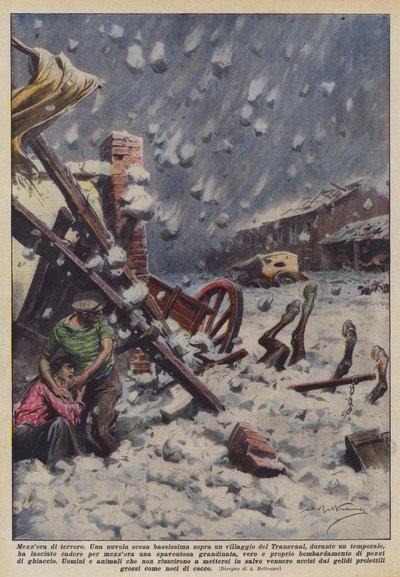 Une demi-heure de terreur - Achille Beltrame