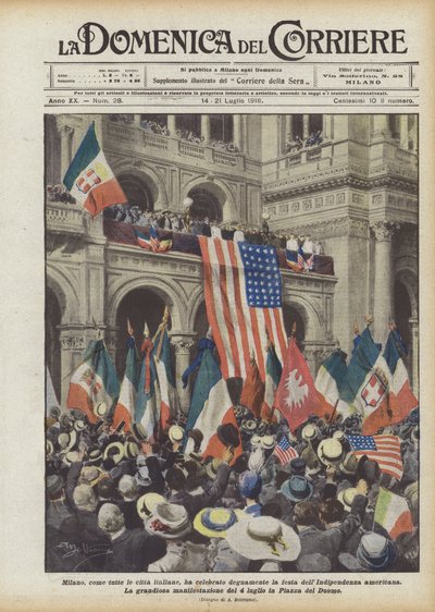 Milan, comme toutes les villes italiennes, a dignement célébré la fête de l