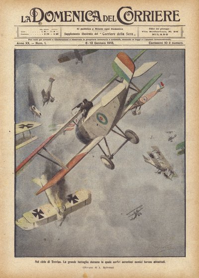 Dans le ciel de Trévise - Achille Beltrame