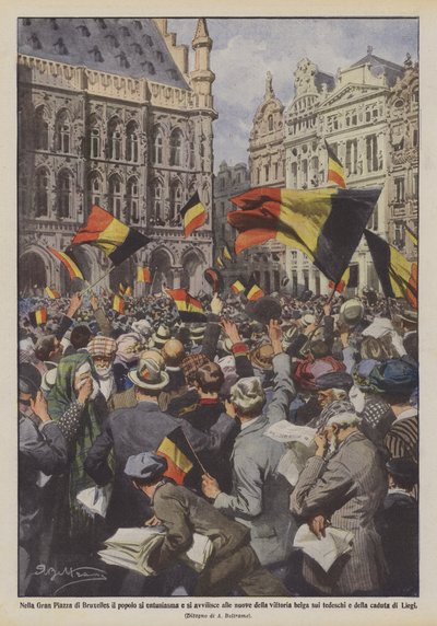 Sur la Grande Place de Bruxelles, le peuple s