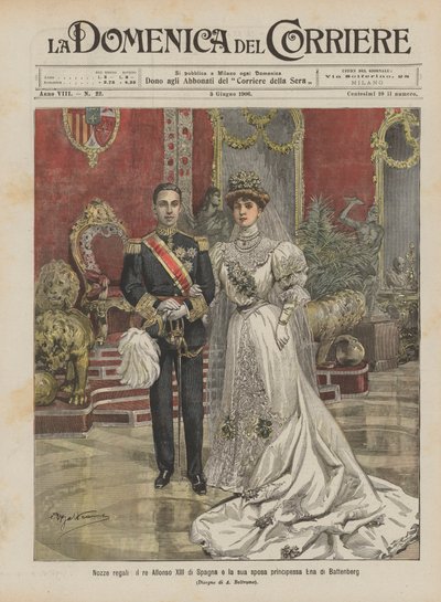 Mariage royal, le roi Alphonse XIII d