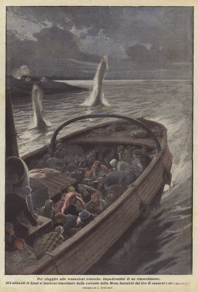 Pour échapper aux vexations allemandes - Achille Beltrame