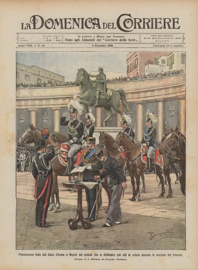 Récompense faite par le Duc d