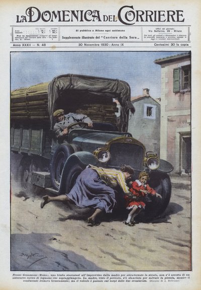 Près de Genazzano (Rome), une fillette s