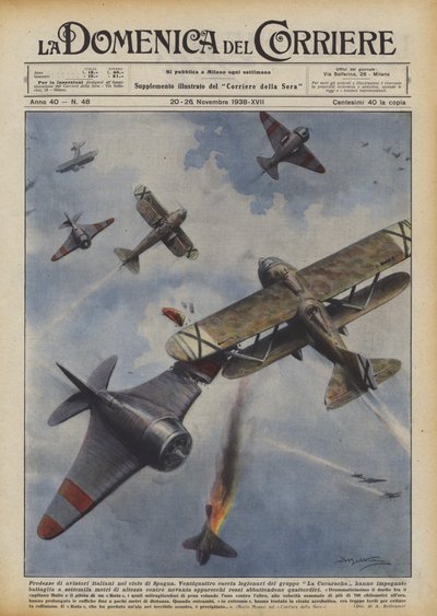 Exploits des aviateurs italiens dans le ciel d