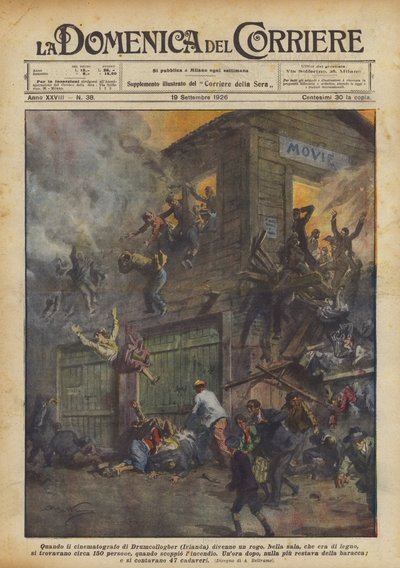 Quand le cinéma de Drumcollogher (Irlande) est devenu un brasier - Achille Beltrame