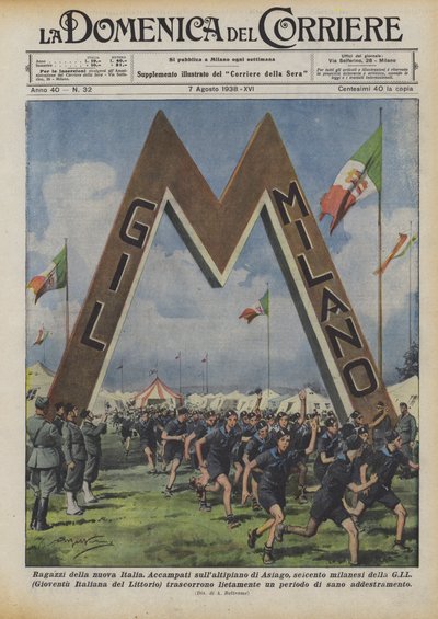 Les garçons de la nouvelle Italie - Achille Beltrame