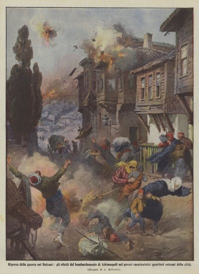 Reprise de la guerre dans les Balkans, les effets du bombardement d