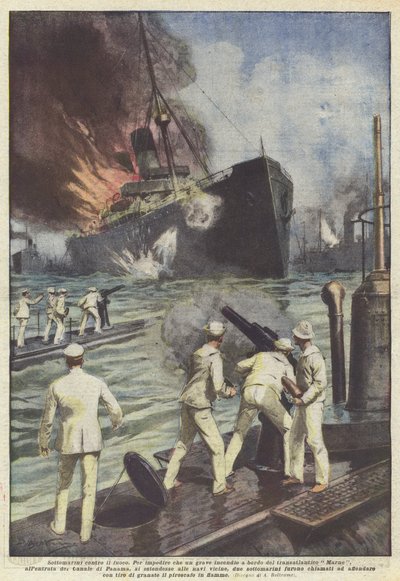 Sous-marins contre le feu - Achille Beltrame