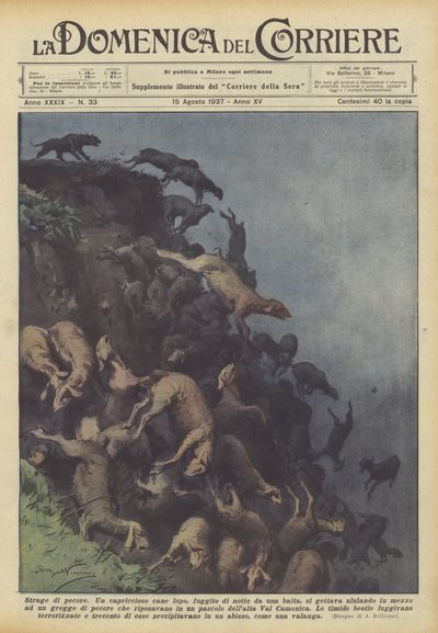 Massacre de moutons - Achille Beltrame