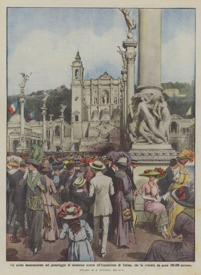 Sur le pont monumental l