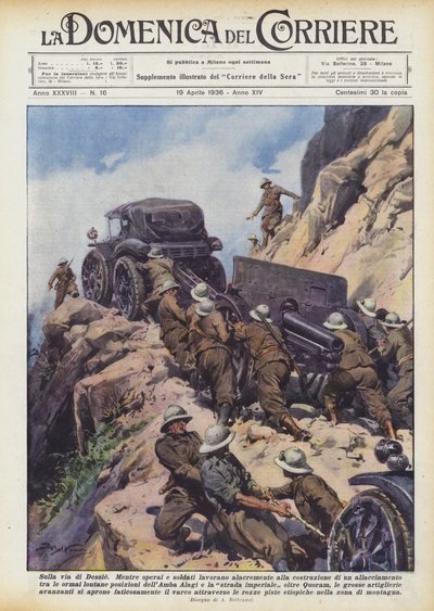Sur la route de Dessie - Achille Beltrame