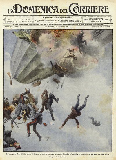 Les difficultés de la fuite allemande - Achille Beltrame