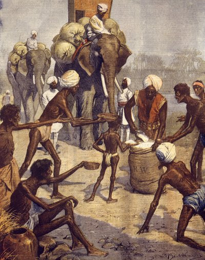 Les horreurs de la faim en Inde, 11 mars - Achille Beltrame