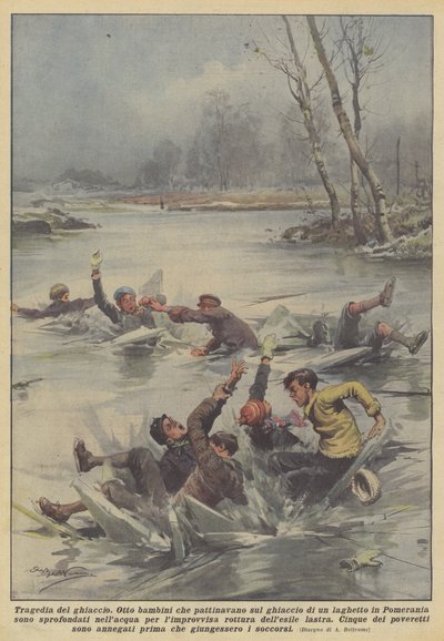 Tragédie de la glace - Achille Beltrame