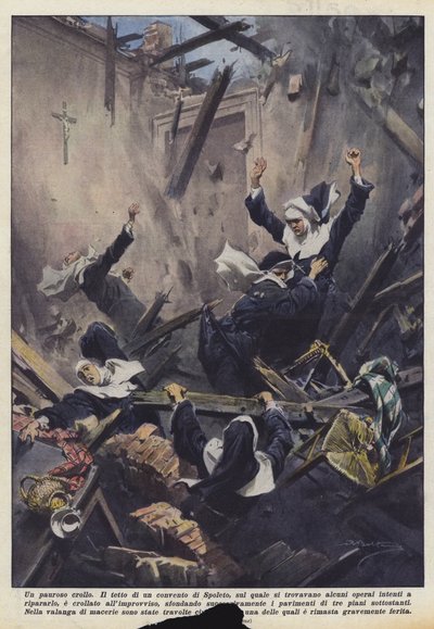 Un effondrement effrayant - Achille Beltrame