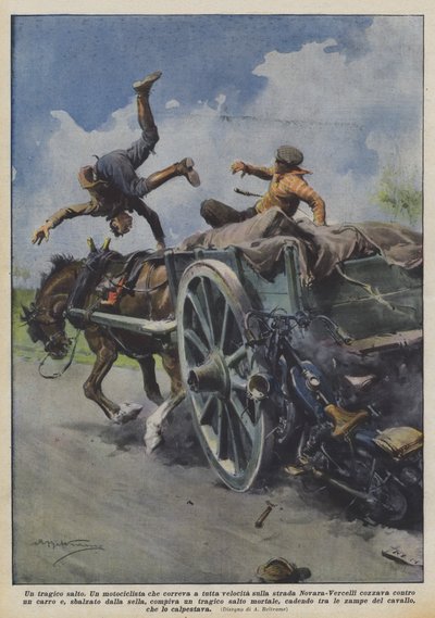 Un saut tragique - Achille Beltrame