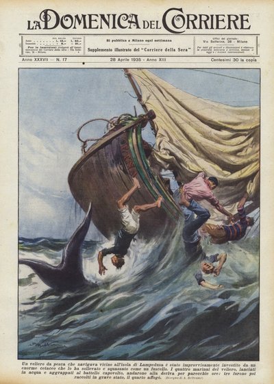 Un voilier de pêche naviguant près de l
