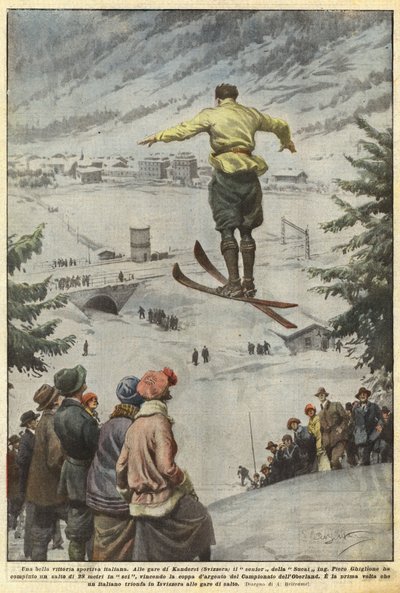 Une belle victoire sportive italienne - Achille Beltrame