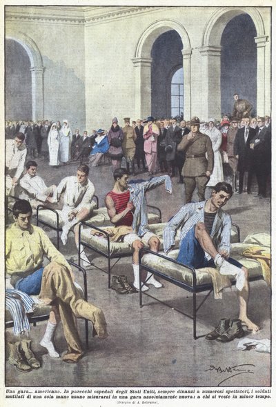 Une course américaine - Achille Beltrame