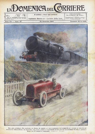 Une course originale - Achille Beltrame