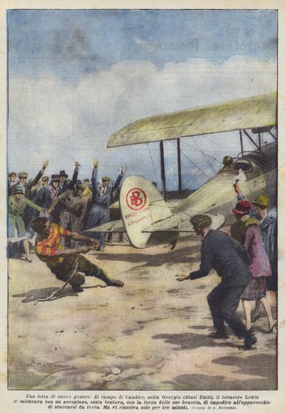Une lutte de nouveau genre - Achille Beltrame